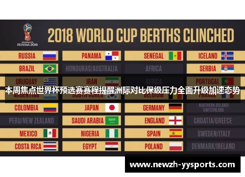 本周焦点世界杯预选赛赛程提醒洲际对比保级压力全面升级加速态势